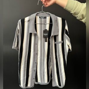 Paul Jones knit button down polo